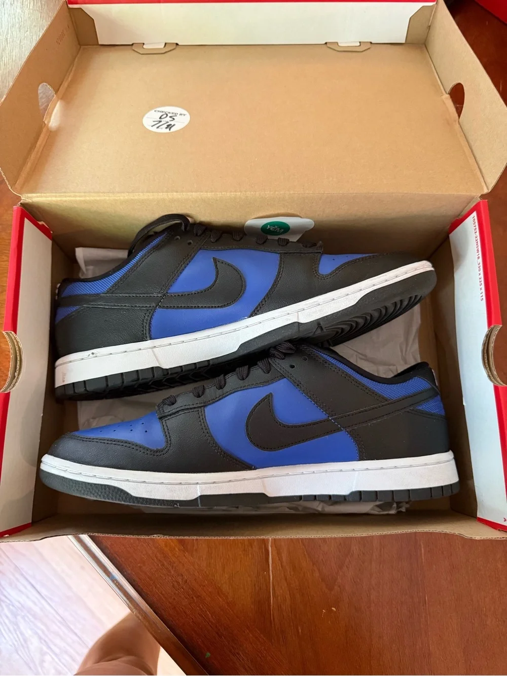 Nike Men's dunks Black & Blue Low-Top Sneakers